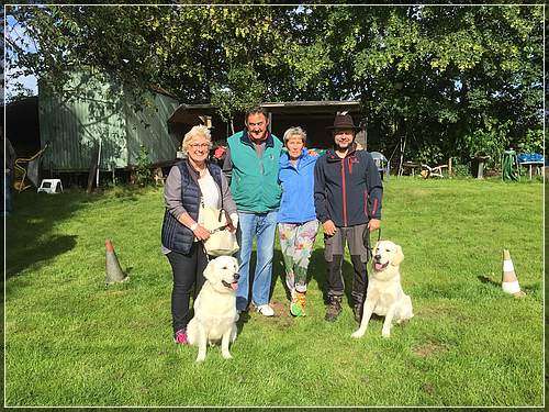 Conny, Peter und Paul sowie Antje, Heiner und Rover